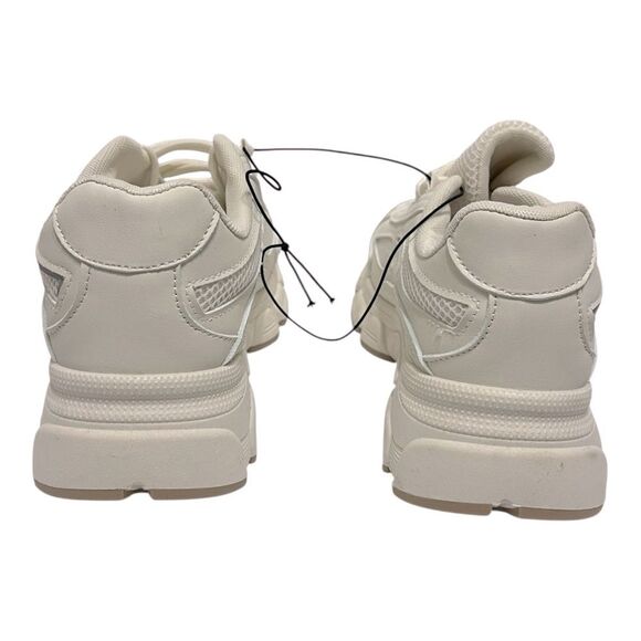 Streetwear Society Women’s Cream Athletic Sneakers-Size 7 - Picture 4 of 9